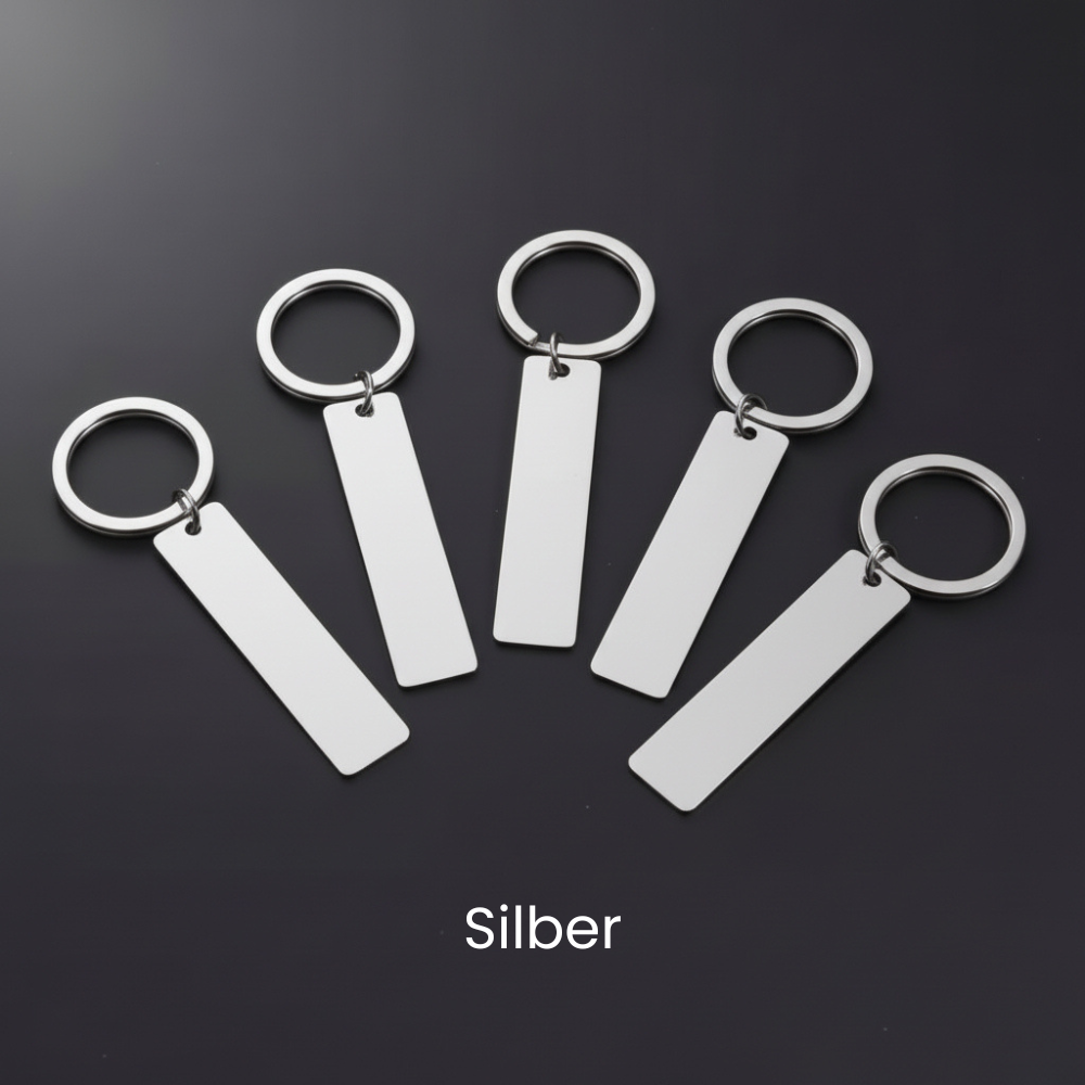 Personalisierbare Schlüsselanhänger (5 Stück)